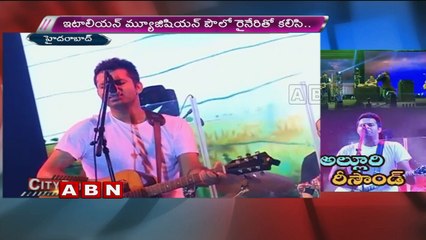 Alluri and the Italians' performs live Telugu Rock Music in Hyderabad