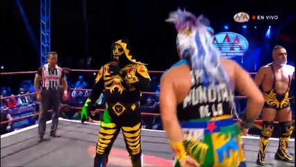 Dr. Wagner. Jr. le dice bulto a Psycho Clown y agrede al comentarista de Lucha AAA.
