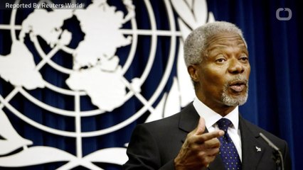 Theresa May & Emmanuel Macron Among Many To Pay Tribute To Kofi Annan