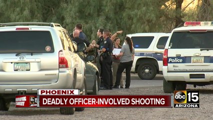 Suspect shot and killed after drawing weapon on Phoenix officer