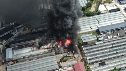 남양주 식자재 저장창고에 불..."큰불은 잡혀" / YTN