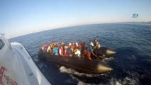 Sahil Güvenlik'ten Yunanistan'a kaçmaya çalışan mültecilere operasyon