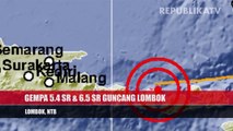 Dua Gempa Berurutan Kembali Guncang Lombok