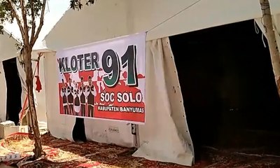 Melihat Fasilitas Tenda Jemaah Calon Haji Sebelum Wukuf