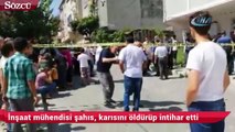 İnşaat mühendisi şahıs, karısını öldürüp intihar etti