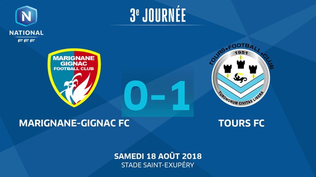 J3: Marignane Gignac FC - Tours FC (0-1), le résumé