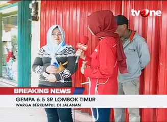 Gempa 6,5 SR Kembali Guncang Lombok Timur