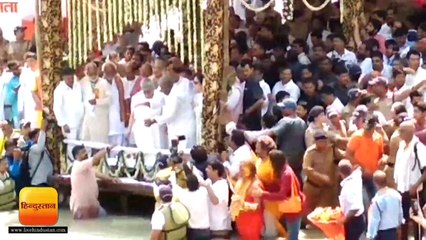 'अटल' अस्थि विसर्जन: हरिद्वार में किया गया पूर्व प्रधानमंत्री अटल बिहारी वाजपेयी का अस्थि विसर्जन