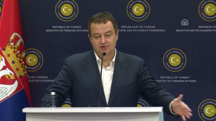 Sırbistan Dışişleri Bakanı Ivica Dacic (2)- ANTALYA
