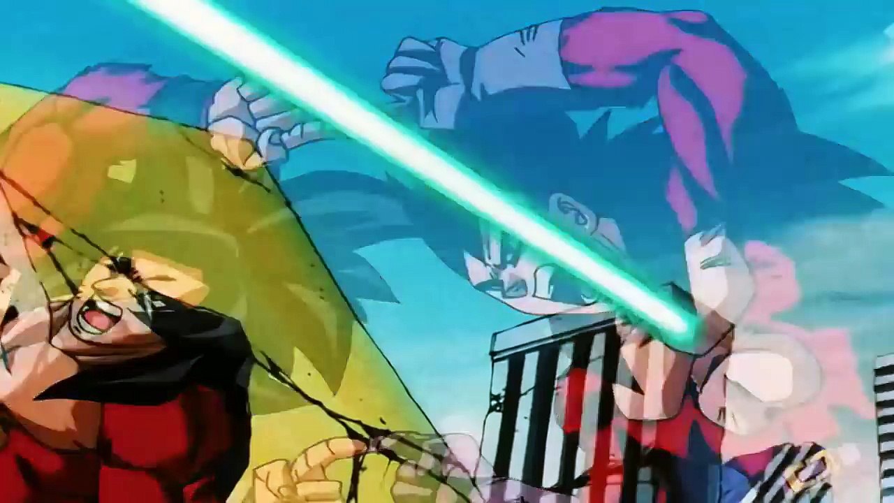 Goku y Vegeta intentan fusionarse de una forma particular (HD)