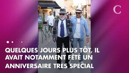 PHOTOS. Karl Lagerfeld, très chic pendant ses vacances à Saint-Tropez