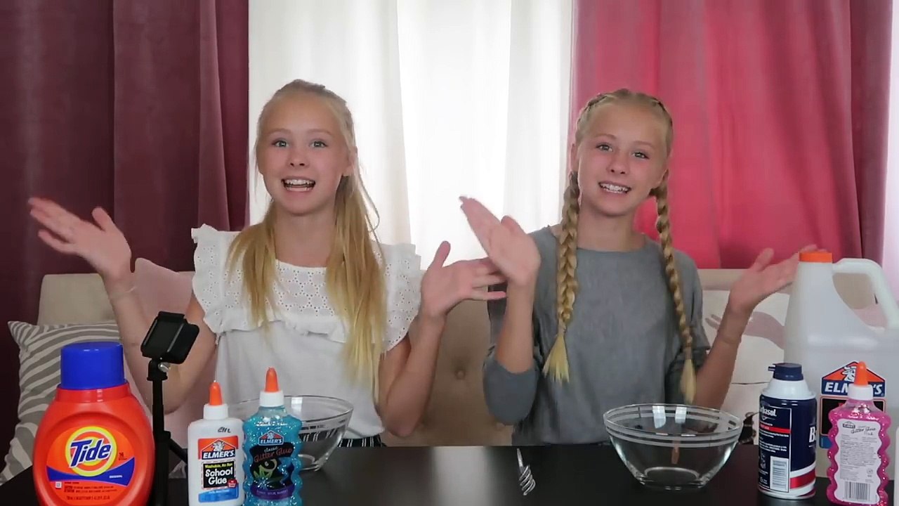 THREE TYPES OF SLIME! (original, clear & glitter) - izaandelle