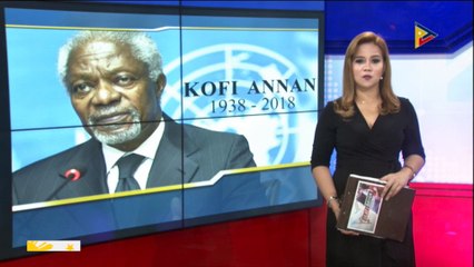 Malacañang, ikinalungkot ang pagpanaw ni Dating UN Chief Kofi Annan