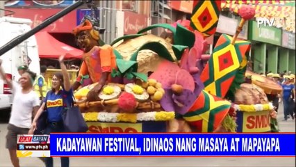 Kadayawan Festival, idinaos nang masaya at mapayapa