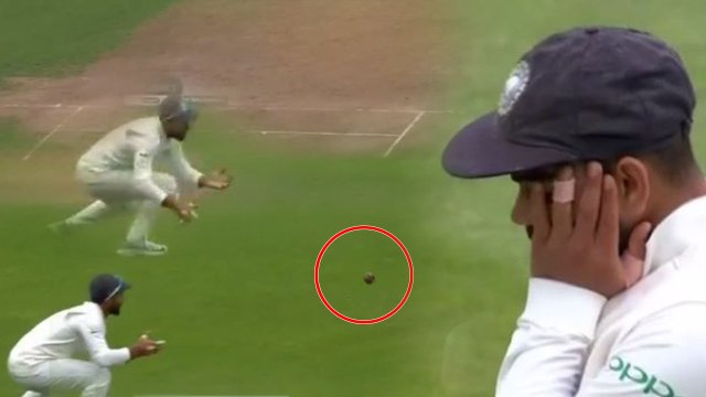 India Vs England 3rd Test: Virat Kohli Looks Frustrated as Ajinkya Rahane Drops Catch|वनइंडिया हिंदी