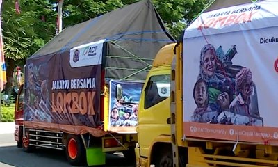 Pemprov DKI Kirim Bantuan ke Lombok