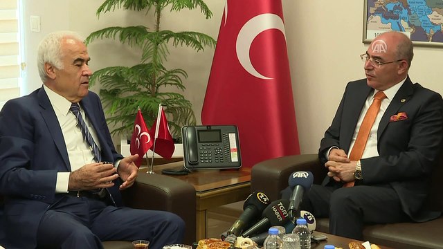 Siyasi partilerde bayramlaşma - AK Parti heyetinden MHP'ye ziyaret - ANKARA