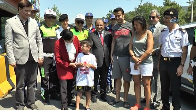 Bodrum’da güvenlik seviyesi üst düzeye çıkarıldı... Güvenlik önlemleri havadan böyle görüntülendi
