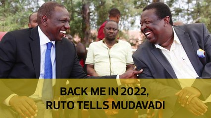 Back me in 2022, Ruto tells Mudavadi
