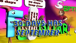 30 days has september Nursery Rhymes