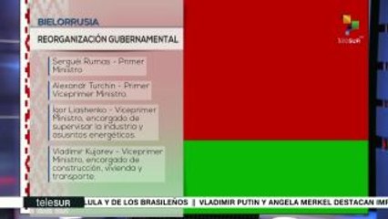 Realiza pdte. de Bielorrusia reestructuración en su gabinete