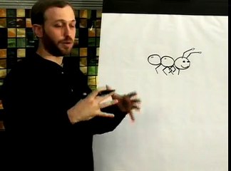 Easy Cartoon Drawing : How to Draw a Cartoon Ant