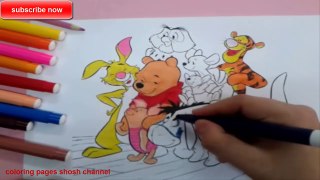 winnie the pooh coloring pages : How to color winnie the pooh , coloring pages for kids