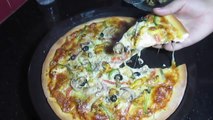 Homemade Pizza Recipe - Chicken Fajita Thin Crust Pizza - Italian Pizza Recipe