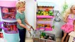 Barbie Grocery Shopping with Ken! Barbie Supermarket Grocery Store باربي مارت Barbie Super