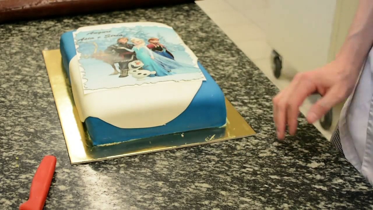 Schöne Frozen/Eiskönigin Fototorte I Einfach Backen Marcel Paa