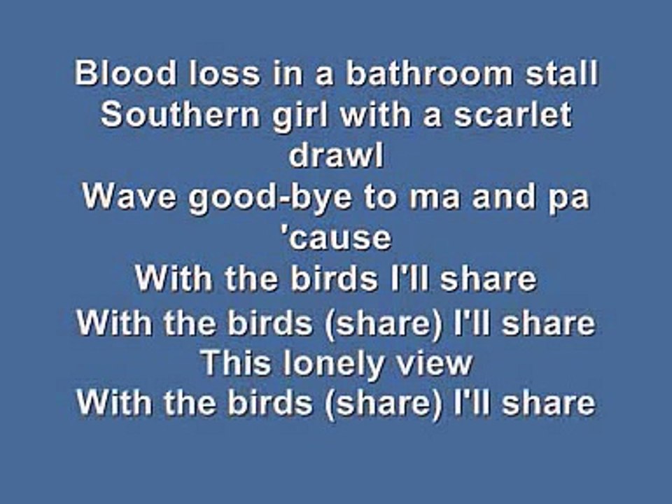 Red Hot Chili Peppers Scar Tissue (Lyrics)