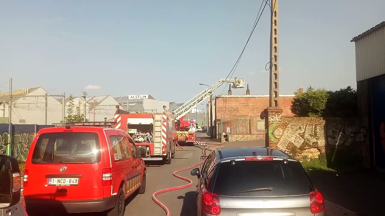 marcinelle incendie de squat vidéo