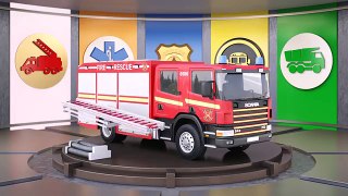 Learn Colors with Police Cars & Transportation Truck | Vehicles For Kids & Children | Lear