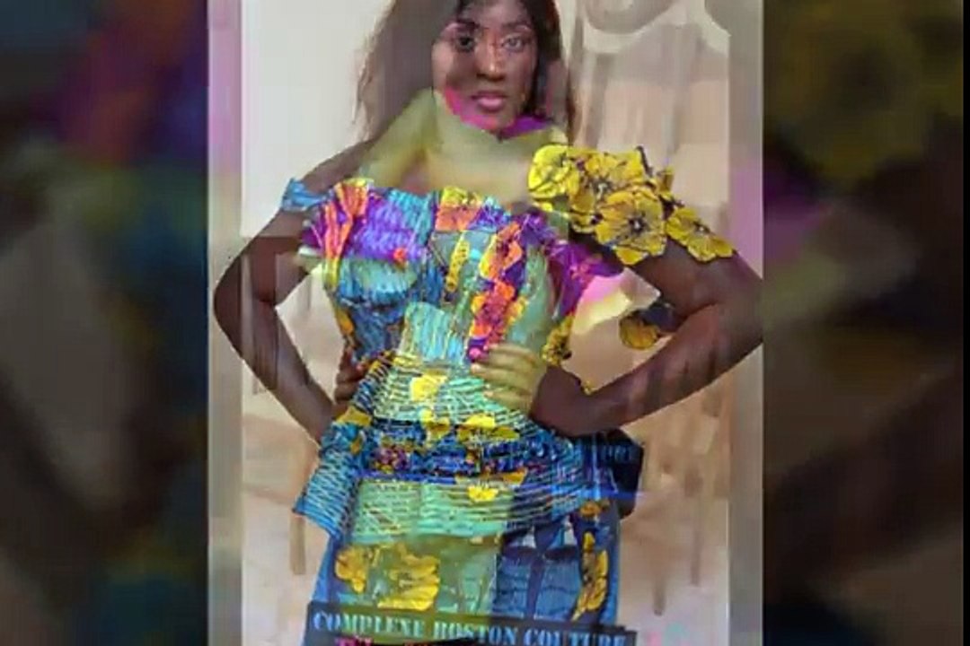 Dernière mode tendance tabaski avec complexe Boston couture