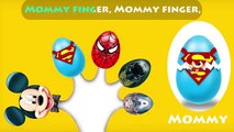 Superheroes surprise Finger Family Nursery Rhymes | Finger Family Rhymes & kids Songs