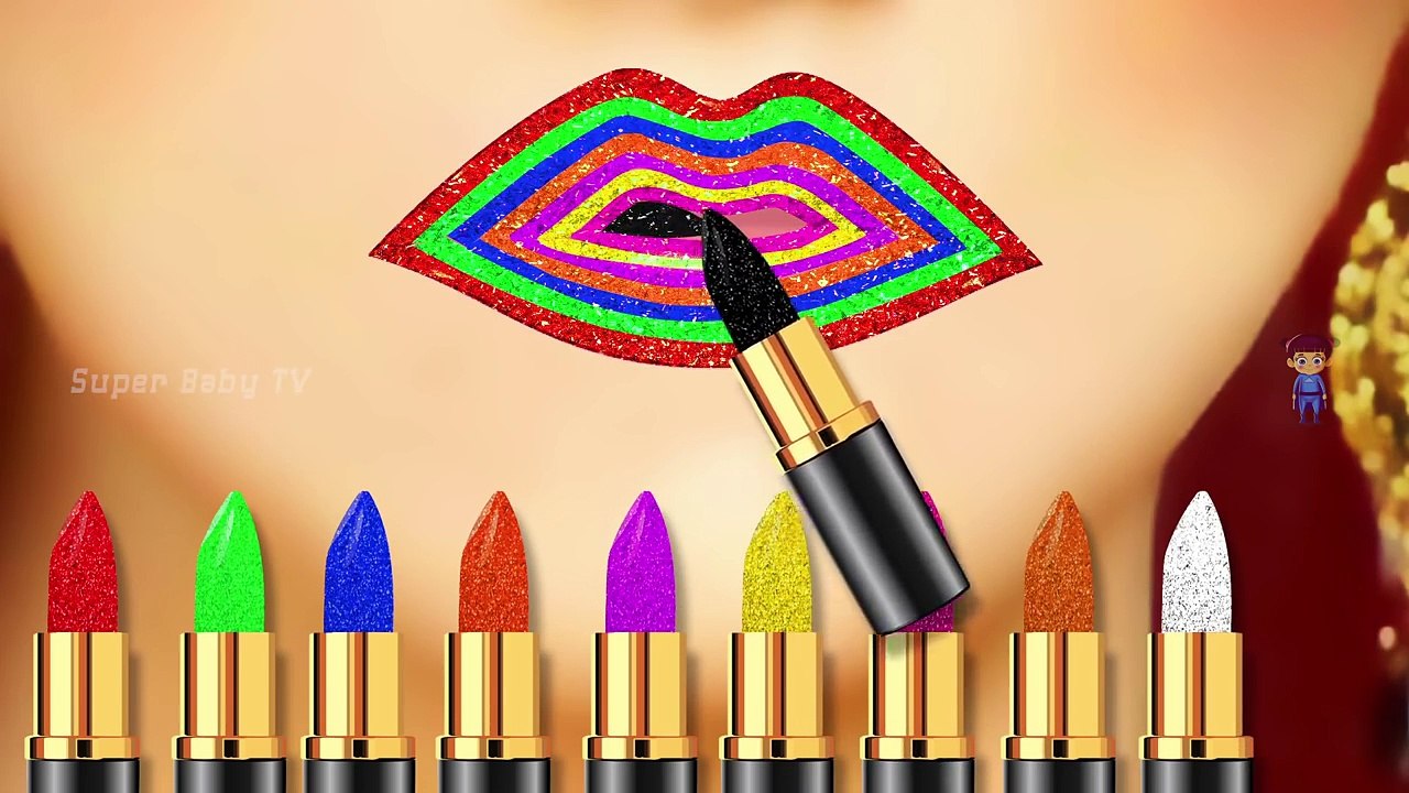 Learn Colors with Color Lipstick | Colours to Kids Children Toddlers Baby | Learning Video