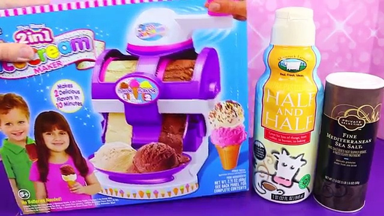 Ice Cream Maker With The The Real 2 In 1 Ice Cream Machine by Cra Z Art