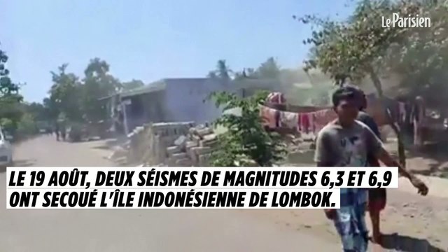 Séisme en Indonésie : nouvelles scènes de panique à Lombok