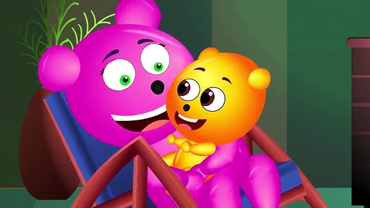 Gummy Bear Little Baby dont want toys Finger Family Collection