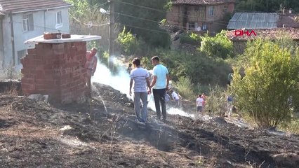 Bursa'da Evleri Tehdit Eden Orman Yangını Söndürüldü Hd