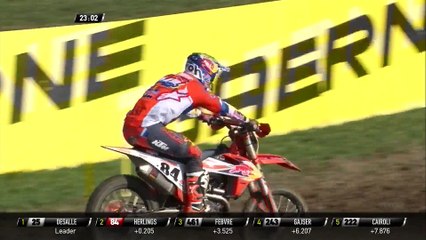 Jeffrey Herlings vs Clement Desalle battle - MXGP of Switzerland Presented by iXS