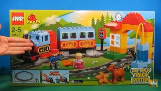 Lego Duplo My First Train. Set 10506. Open new a box. Review. With us having fun :)