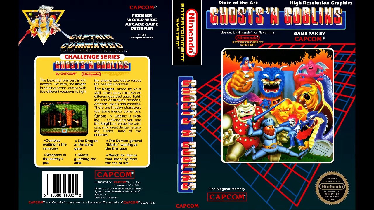 zerando  Ghosts'n Goblins nes 8 bits