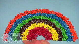 New Learn Colours with Surprise Eggs and a M & M Rainbow! Part 12