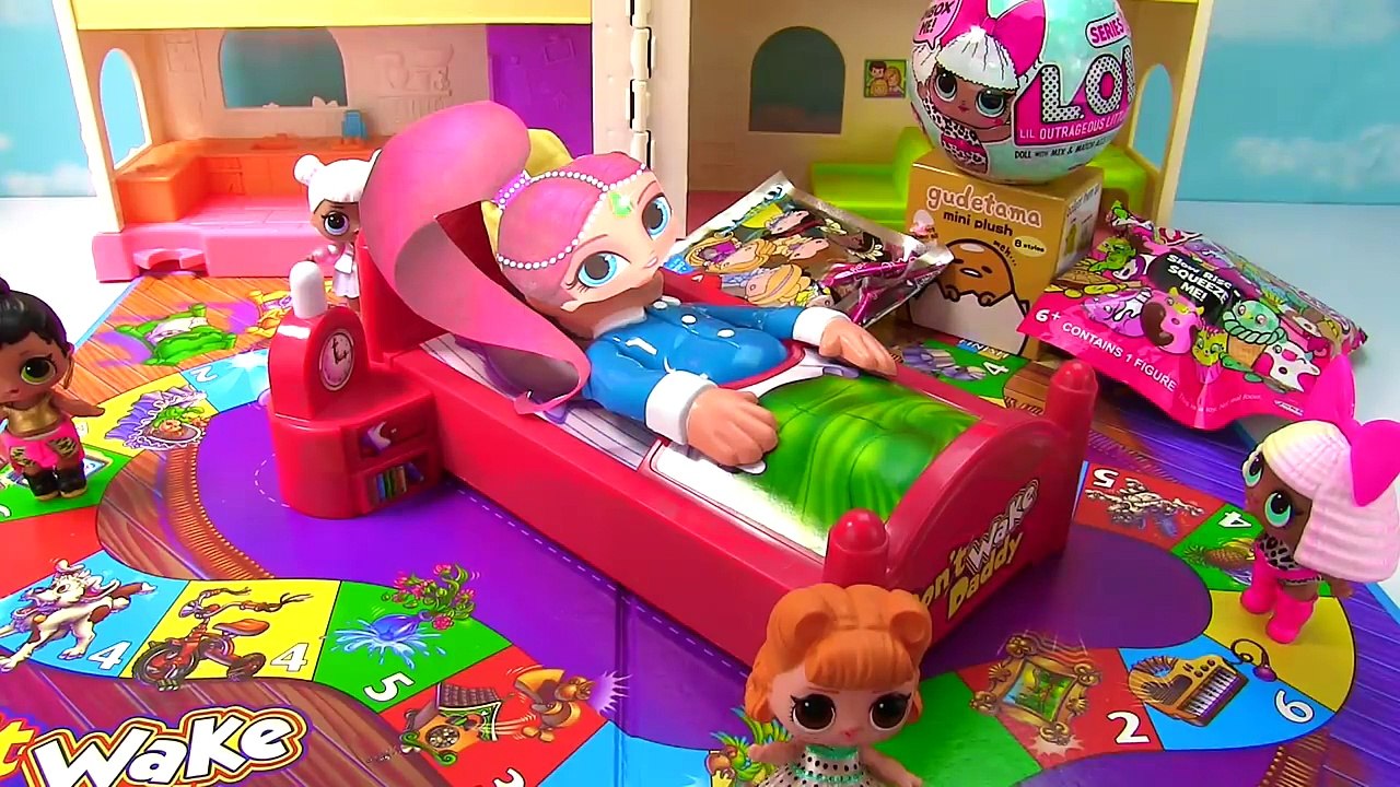 Dont Wake Shimmer Shine LOL Surprise Fun Game Dont Wake Daddy