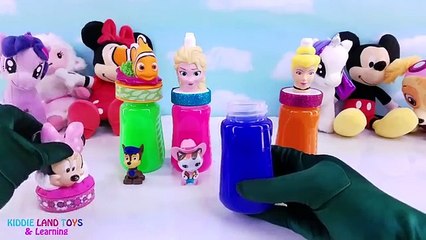 Learn Colors Good to Grow Baby Bottle Clay Slime and Candy Toy Surprises Episodes