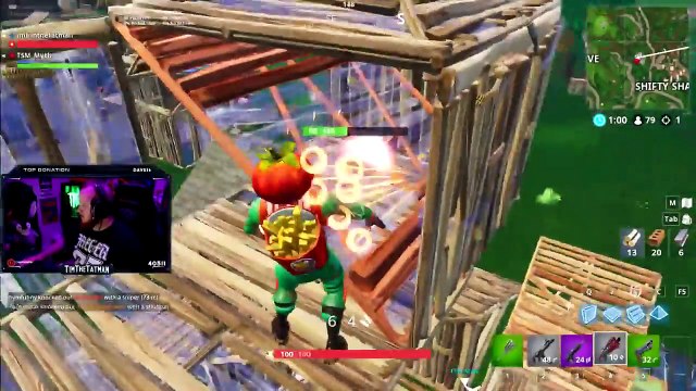 Tfue Defends Myth & DESTROYS a Hater! *NINJA INSTANT KARMA* (Fortnite Funny Moments)