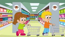 Supermarket | childrens songs | nursery rhymes | kids dance songs by Minidisco