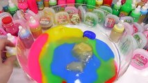 Water Balloons Foam Clay Glue DIY Pizza Learn Colors Combine Mix Slime Surprise Eggs Toys
