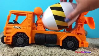 Just Kidz Construction Vehicles Mighty Machines Bulldozer Excavator Dump Truck Sand Play
